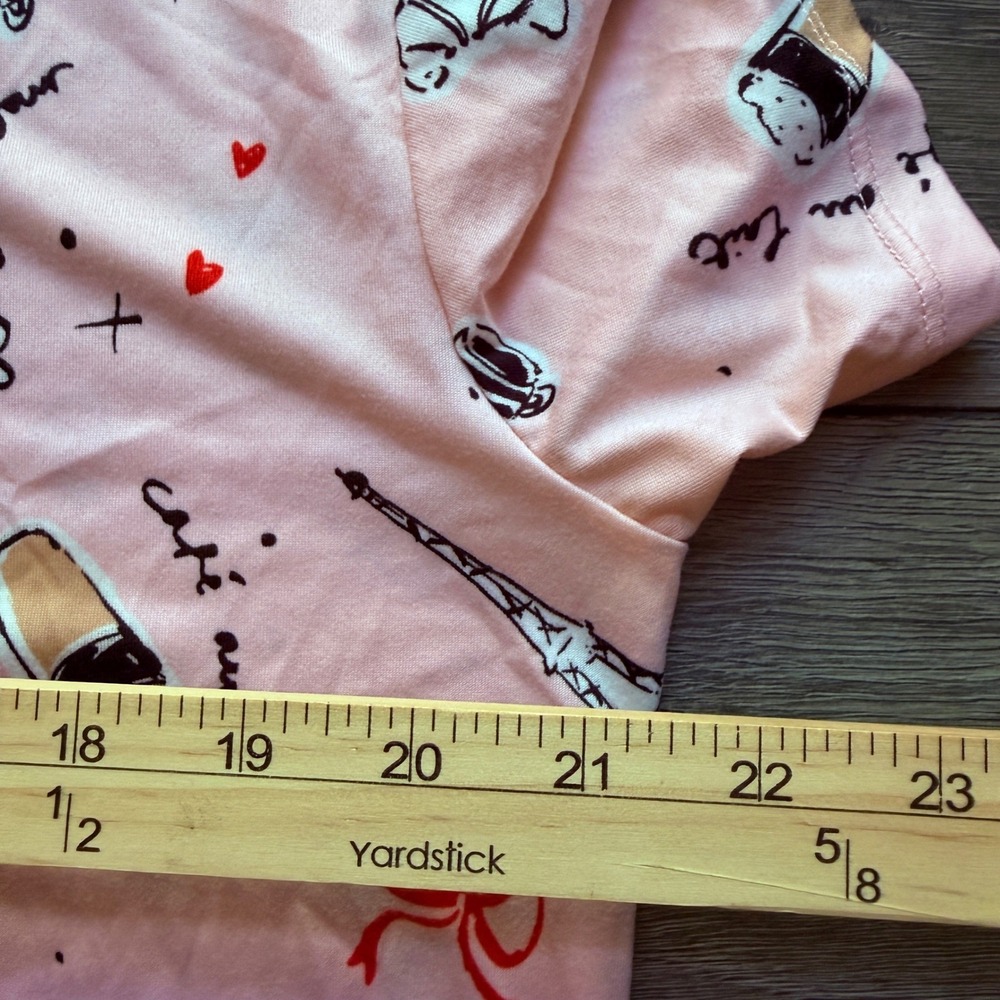 Joyspun Pink Paris Sleepshirt Dreamy Soft Nightgown S-M New JS1636015415GA - Picture 5 of 8